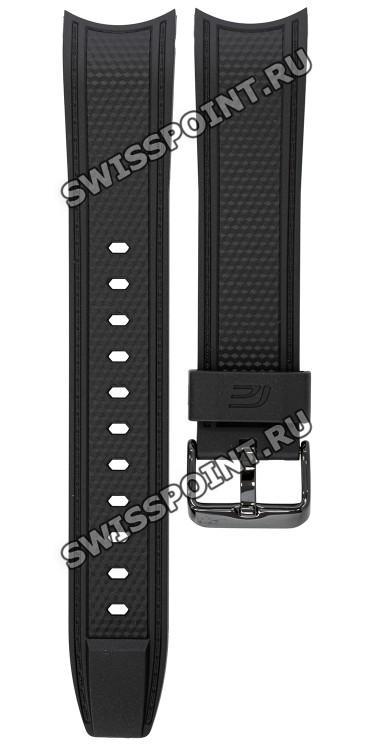 Черный полимерный ремешок Casio 10599541 для часов Casio ECB-900PB-1A