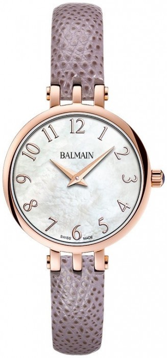 Серо-фиолетовый кожаный ремешок Balmain B1732629,11/10, с вырезом, для часов Balmain Sedirea 4291, 4299 Серо-фиолетовый кожаный ремешок Balmain B1732629,11/10, с вырезом, для часов Balmain Sedirea 4291, 4299