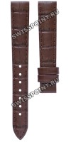 Коричневый кожаный ремешок Tissot T610043486, теленок, 14/12, без замка, для часов Tissot Le Locle T006.207