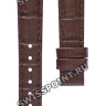 Коричневый кожаный ремешок Tissot T610043486, теленок, 14/12, без замка, для часов Tissot Le Locle T006.207