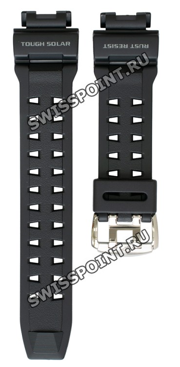 Черный полимерный ремешок Casio 10360284 для часов Casio GW-9110-1E