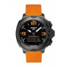Оранжевый силиконовый ремешок Tissot T603035437, алюминиевая пряжка, для часов Tissot T-Race Touch T081.420