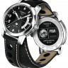 Черный кожаный ремешок Tissot T610030782, телёнок, 19/18, с отверстиями, белая прострочка, без замка, для часов Tissot PRC 200 FIBA T014.421