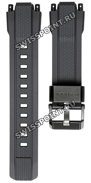 Черный полимерный ремешок Casio 10601113 для часов Casio MTG-B1000XB-1A