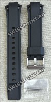 Черный полимерный ремешок Casio 10662854 для часов Casio ECB-2000, ECB-2200P-1A