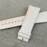 Бело-розовый кожаный ремешок Longines L682123674, теленок, лаковый, 26/22, без замка, для часов Longines DolceVita L5.686.0, L5.686.4, L5.687.4