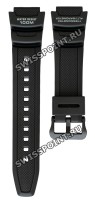 Черный полимерный ремешок Casio 10360816 для часов Casio SGW-300H-1A, SGW-400H-1B