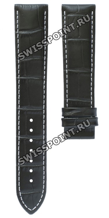 Черный кожаный ремешок Tissot T610031124, удлиненный, 20/18 XL, теленок, без замка, для часов Tissot T-Classic Tradition T063.610, T063.617, T063.637, T063.639