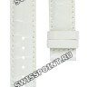 Белый кожаный ремешок Tissot T610034265, имитация крокодила, 16/16, перламутровый, без замка, для часов Tissot Rose Dream T914.210, T914210A