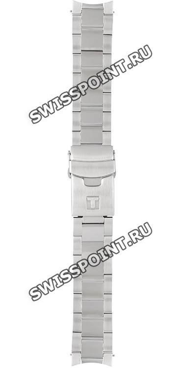 Стальной браслет Tissot T605046721, 21/20, для часов Tissot T-Sport Seastar 1000 T120.407.11.041.03, T120.407.11.081.01