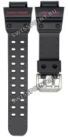 Черный полимерный ремешок Casio 10365763 для часов Casio GX-56-1A, GXW-56-1A