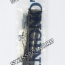 Черный кожаный ремешок Longines L682116206, 18/16 XS, без замка, для часов Longines Prestige L7.989.6