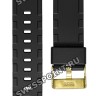 Черный полимерный глянцевый ремешок Casio 10453462 для часов Casio GD-X6900FB-1