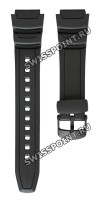 Черный полимерный ремешок Casio 10360831 для часов Casio W-S200, W-S210