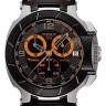 Оранжевый каучуковый ремешок Tissot T610030253, интегрированный, без замка, для часов Tissot T-Race T048.417, T048417A, T048.427, T048427A