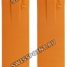 Оранжевый каучуковый ремешок Tissot T610030253, интегрированный, без замка, для часов Tissot T-Race T048.417, T048417A, T048.427, T048427A