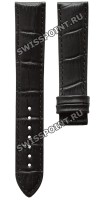 Черный кожаный ремешок Tissot T610031945, удлиненный, 20/18 XL, теленок, без замка, для часов Tissot Tradition T063.610, T063.617, T063.637, T063.639