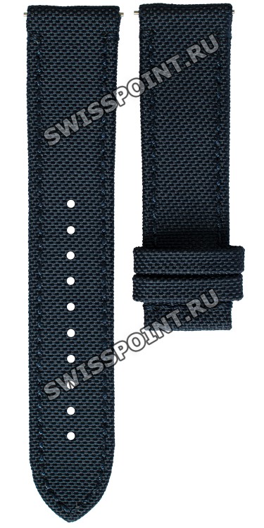 Синий текстильный ремешок Tissot T610044498, 21/20, без замка, для часов Tissot T-Sport T120.407.17.041.01 Seastar 1000