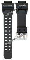 Черный полимерный ремешок Casio 10365764 для часов Casio GX-56-1B, GXW-56-1B
