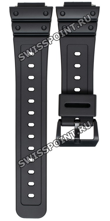 Черный полимерный ремешок Casio 10602326 для часов Casio GA-2100THS-1A