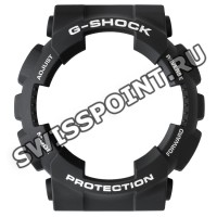 Черный полимерный рант корпуса Casio 10508136 для часов Casio GA-100BW-1A, GA-110BW-1A