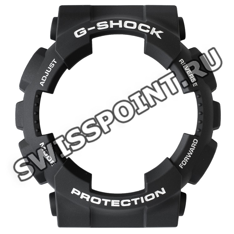 Черный полимерный рант корпуса Casio 10508136 для часов Casio GA-100BW-1A, GA-110BW-1A
