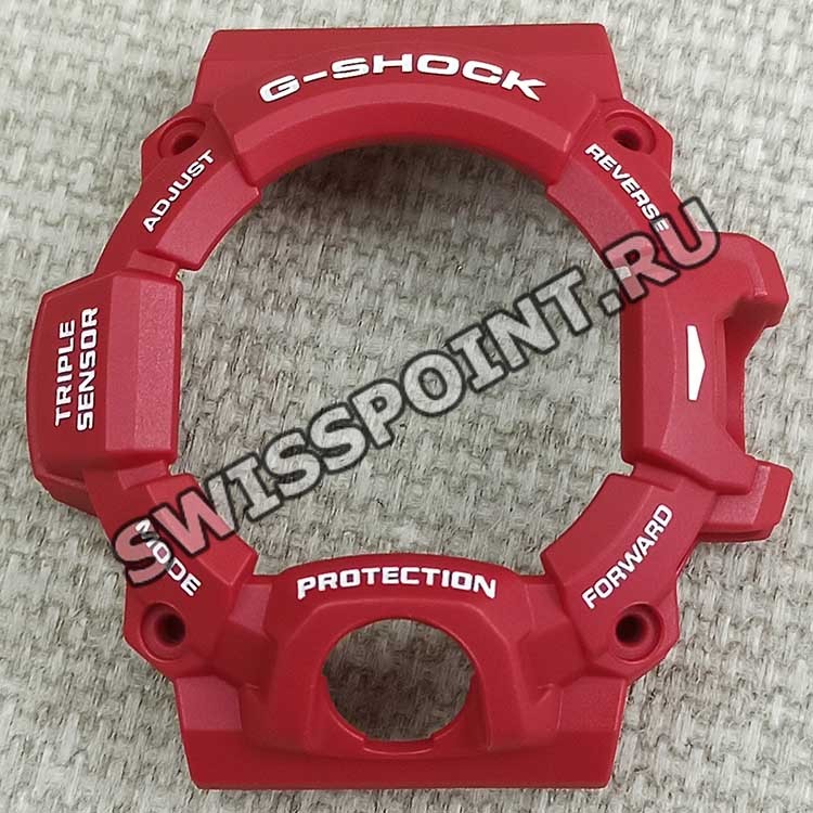 Красный полимерный рант корпуса Casio 10483923 для часов Casio GW-9400RD-4, GW-9400RDJ-4