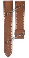 Коричневый кожаный ремешок Tissot T610043763, теленок, 20/18, без замка, для часов Tissot Gentleman T927.407
