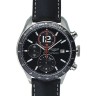 Черный кожаный ремешок Longines L682123751, теленок, удлиненный, 20/18 XL, без замка, для часов Longines GrandeVitesse L2.731.4, L3.635.4, L3.636.4, L3.687.4