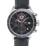 Черный кожаный ремешок Longines L682123751, теленок, удлиненный, 20/18 XL, без замка, для часов Longines GrandeVitesse L2.731.4, L3.635.4, L3.636.4, L3.687.4