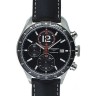 Черный кожаный ремешок Longines L682123751, теленок, удлиненный, 20/18 XL, без замка, для часов Longines GrandeVitesse L2.731.4, L3.635.4, L3.636.4, L3.687.4