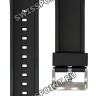 Черный полимерный ремешок Casio 10361978 для часов Casio EQW-A1000, EQW-M1100