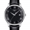 Черный кожаный ремешок Tissot T610031948, 20/18, без замка, для часов Tissot T-Classic Tradition T063.407, T063.428, T063.642, T063.610, T063.617, T063.637, T063.639, T063.907