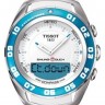 Белый силиконовый ремешок Tissot T610029088, без замка, для часов Tissot Sailing-Touch T056.420