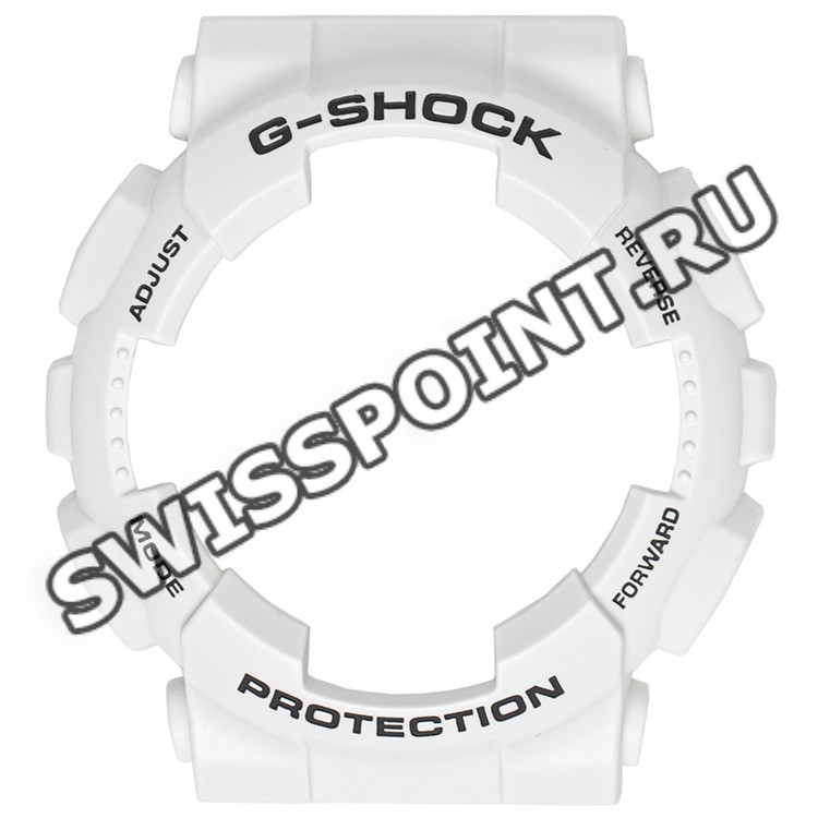 Белый рант корпуса часов Casio 10525012 для часов Casio GAX-100B-7A