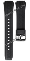 Черный полимерный ремешок Casio 10373319 для часов Casio EF-552PB-1A2, EF-552PB-1A4