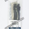 Черный кожаный ремешок Longines L682116208, удлиненный, 18/16 XL, без замка, для часов Longines L4.637.2, L4.655.2, L4.664.2, L4.676.2, L4.676.4, L4.720.2