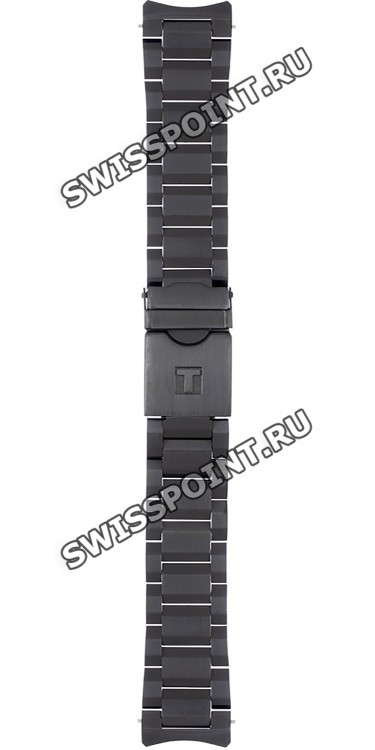 Черный стальной браслет Tissot T605044988 для часов Tissot T125.617.33.051.00 Supersport Chrono Watch