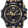 Желтый леопардовый полимерный карбоновый ремешок Casio 10601114 для часов Casio GWG-1000WLP-1A