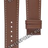 Коричневый кожаный ремешок Tissot T610044598, теленок, 21/18, без замка, для часов Tissot Gentleman T127.407, T127.410
