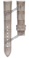 Серый синтетический ремешок Tissot T610035977, 16/14, без замка, для часов Tradition Tissot T063.210, T063210A