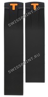 Черный каучуковый ремешок Tissot T610028500, без замка, для часов Tissot PRS 330 T036.417.17.057.01