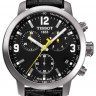 Черный кожаный ремешок Tissot T610032709, теленок, 19/18, без замка, для часов Tissot T-Sport PRC 200 T055.410, T055.417, T055.430