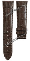 Коричневый кожаный ремешок Certina C610013655, имитация крокодила, 22/18, без замка, для часов Certina DS Podium Square C001.510