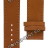 Коричневый кожаный ремешок Tissot T610029092, 21/20, телёнок, интегрированный, без замка, для часов Tissot T-Touch Expert T013.420