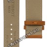 Коричневый кожаный ремешок Tissot T610029092, 21/20, телёнок, интегрированный, без замка, для часов Tissot T-Touch Expert T013.420
