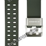 Зеленый полимерный ремешок Casio 10568737 для часов Casio G-Shock Rangeman GPR-B1000-1B