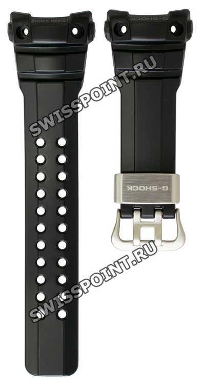 Черный полимерный ремешок Casio 10473487 для часов Casio GWN-1000B-1A, GWN-1000B-1B