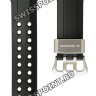 Черный полимерный ремешок Casio 10473487 для часов Casio GWN-1000B-1A, GWN-1000B-1B