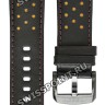 Черный кожаный ремешок Tissot T600041552, теленок, 22/20, черная пряжка, для часов Tissot Chrono XL T116.617